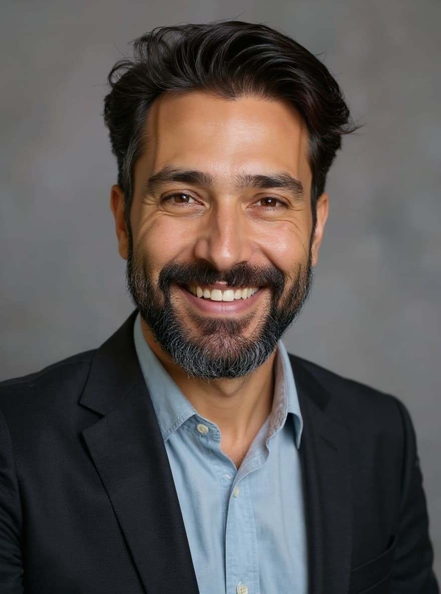 professional headshot clean studio