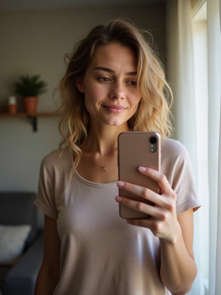 home selfie