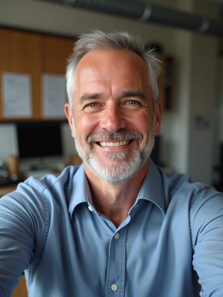 desk selfie